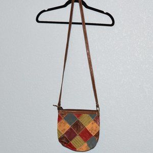 Fossil Leather Crossbody Bag